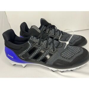 SIZE 15 Adidas Ultra Boost Football Cleats OG Black Purple JP7410 Big & Tall